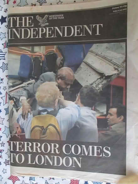 Photo of free Old papers - 2005 Terror in London (Southend SS2) #1