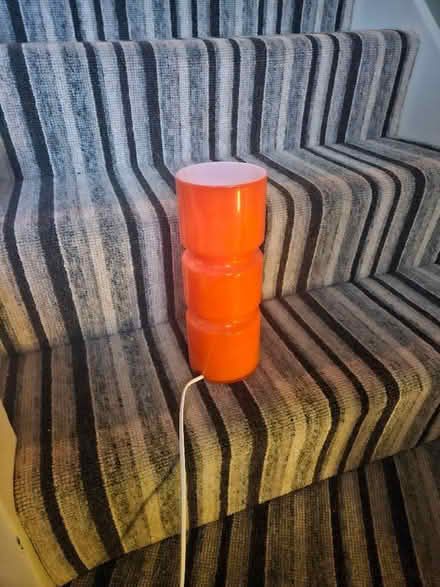 Photo of free Retro Orange Glass lamp (Emsworth PO10) #1