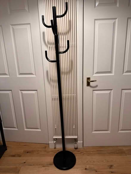 Photo of free Black metal coat stand (G20 6AD) #1