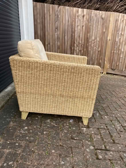 Photo of free M&S seagrass conservatory chair (Southborough.) #2