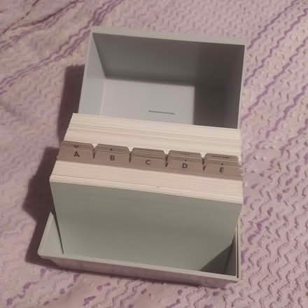 Photo of free Card Index Box + Cards (Portsmouth PO2) #1