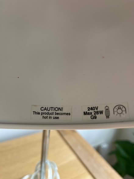 Photo of free Table Lamp (North Moreton OX11) #2