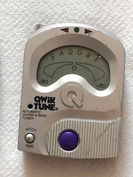 Photo of free Very old guitar tuner - spares/project? + mini dv cassette (Monks Hill CR2) #1