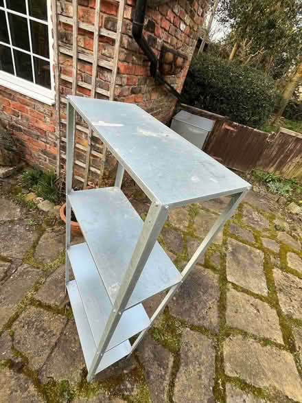 Photo of free Freestanding metal shelving (Mobberley WA16) #2