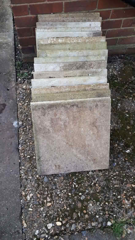 Photo of free 15 Paving Slabs 44cm x 44cm (Cressex HP12) #1