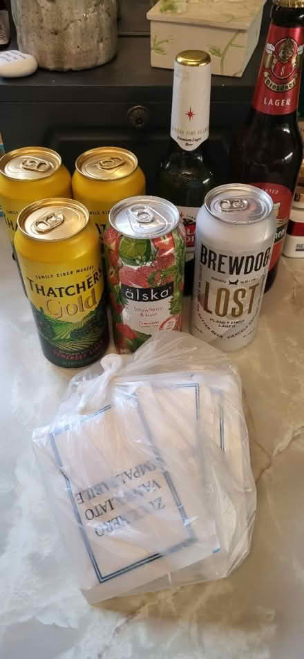 Photo of free Beer & cider & icing sugar (Fordham Heath CO3) #1