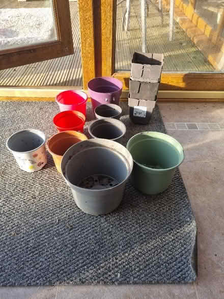 Photo of free Plastic plant pots (Emerson Valley MK4) #1