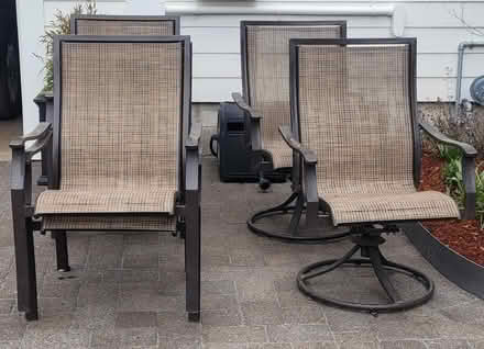 Photo of free 6 Patio Dining Chairs (Sprague HS) #2