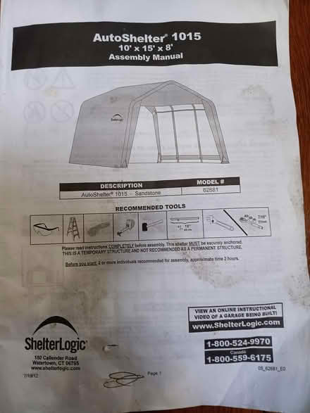 Photo of free AutoShelter canopy (North Shoreline) #1