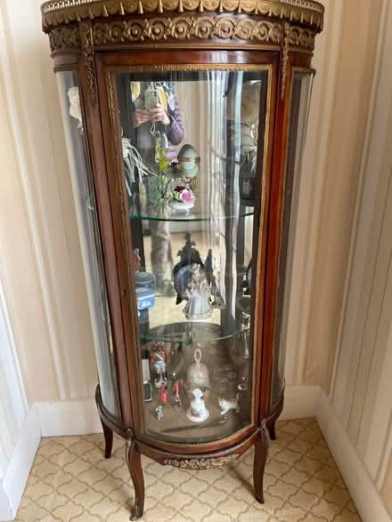 Photo of free Delicate and elegant glass antique display cabinet (Cockfosters EN4) #2