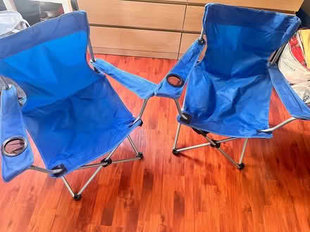 Photo of free Folding camping chairs (Near Wembley Triangle) #1