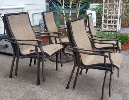 Photo of free 6 Patio Dining Chairs (Sprague HS) #1