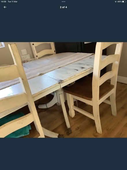 Photo of free Wood table and chairs (Norwich) #4