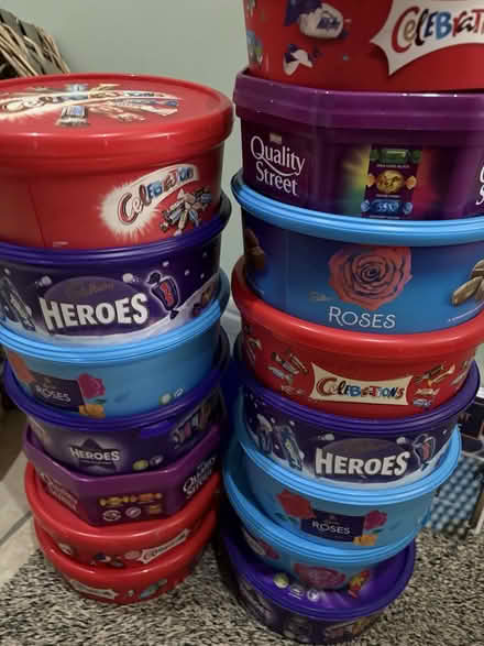 Photo of free 15 Plastic Sweet Tubs (Carbis Bay TR26) #1