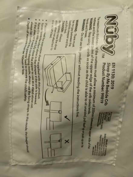 Photo of free Nuby bedside crib (Shrewsbury SY5) #4