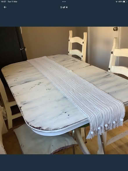 Photo of free Wood table and chairs (Norwich) #2