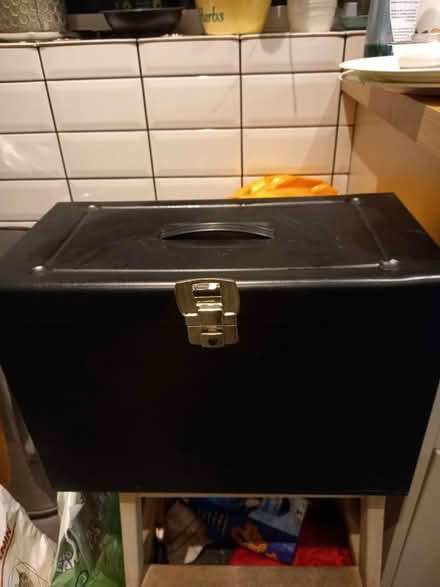 Photo of free Metal filing box (Roundhill area brighton) #1