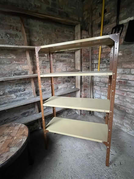 Photo of free Freestanding metal shelving (Mobberley WA16) #1