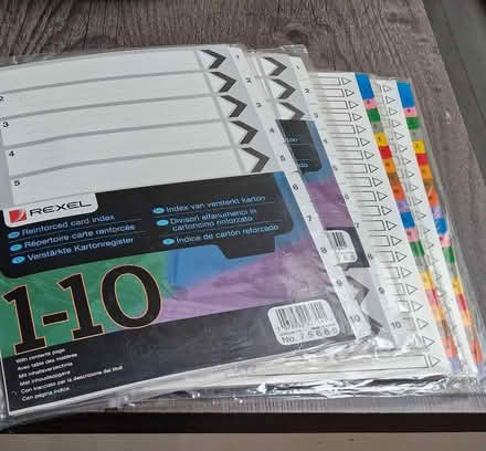 Photo of free Filing Dividers (Horsham Station) #1