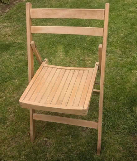 Photo of free Folding wooden chair (Welling/Bexleyheath) #1