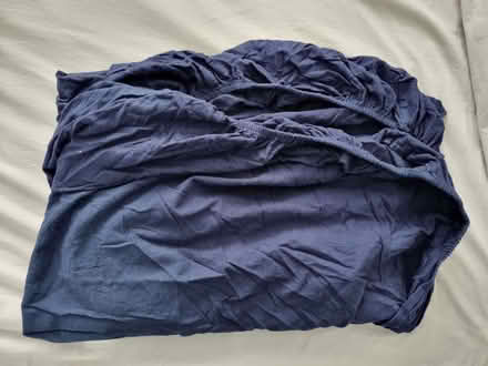 Photo of free Brushed cotton double fitted sheet (Aston Clinton HP22) #1