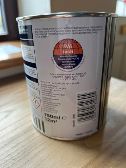 Photo of free Full can of clear yacht varnish (Kilkenny city) #4
