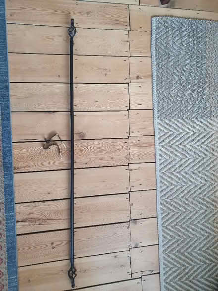 Photo of free Black curtain rail (South Tonbridge TN9) #1