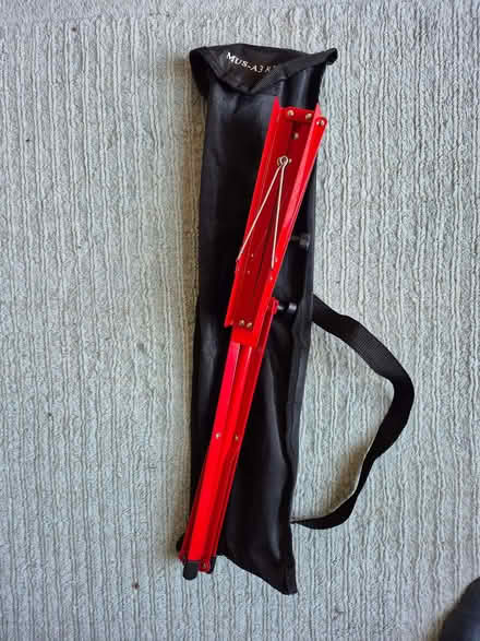 Photo of free Red adjustable music stand (Reading West RG1) #1