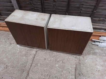 Photo of free 2 x wall cupboards (Poets Estate SG4) #1