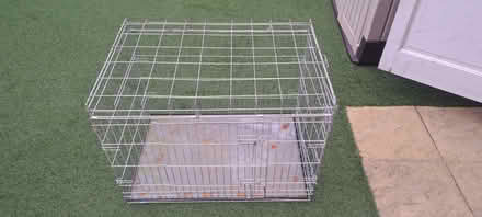 Photo of free Large dog cage (Flitwick) #1