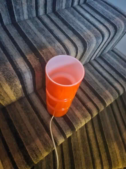 Photo of free Retro Orange Glass lamp (Emsworth PO10) #3