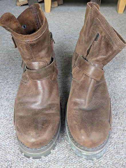 Photo of free "Project" CAT boots Size 11 UK (E14 9) #4