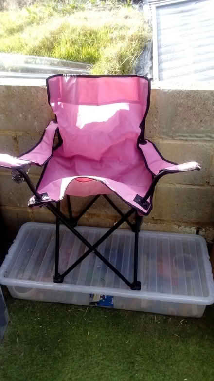 Photo of free Fold up pink chair (Folkestone Kent) #1