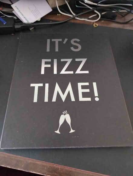 Photo of free Black wooden sign (Crewe CW1) #1