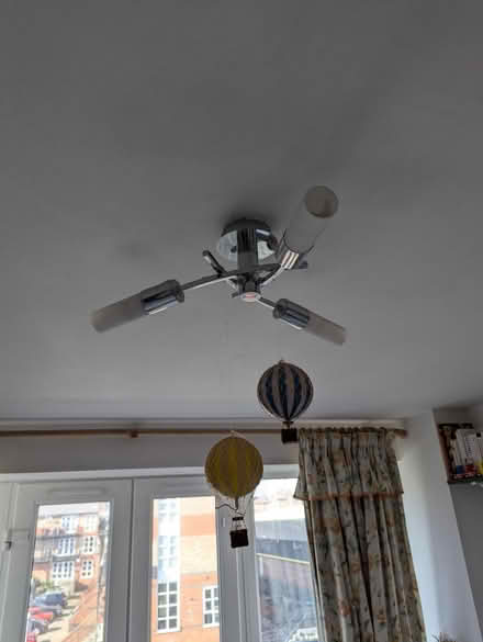 Photo of free 3 bulb light fitting (E14 (Near Langdon Park)) #2