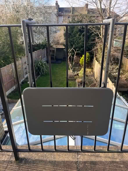 Photo of free Metal table for balcony (Tulse Hill, SE21) #1