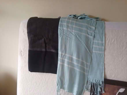 Photo of free Med suitcase, shawl/throws and small tv (Bridge of Allan FK9) #2