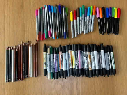 Photo of free Assortment of Art Equipment (including ProMarkers) (Lodge Moor S10) #1