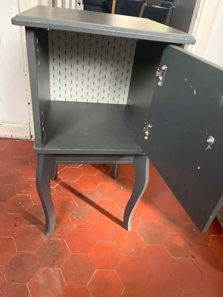Photo of free Grey bedside table (Barry CF62) #2