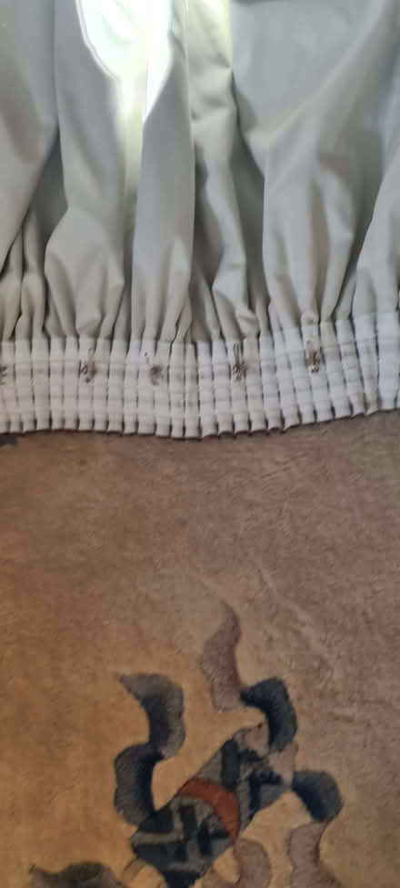 Photo of free 3 pairs of velvety mushroom/beige/brown curtains (Staveley LA8) #2