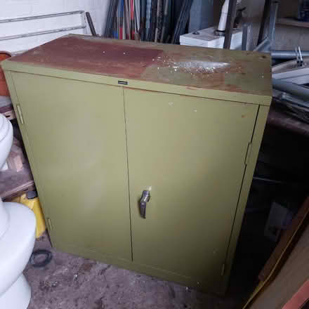 Photo of free Cabinet, metal, green (SY13) #1