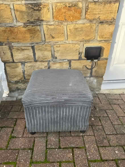 Photo of free Grey footstool (BD8) #1