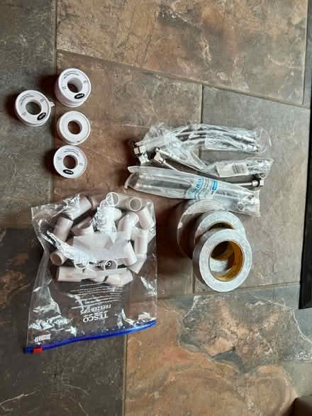 Photo of free Plumbing Items and silver tape (Tetbury GL8) #1