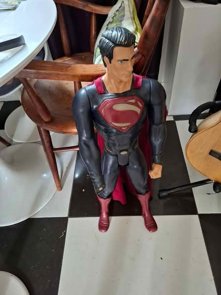 Photo of free Large Superman Figure with cape (L25 Woolton) #1