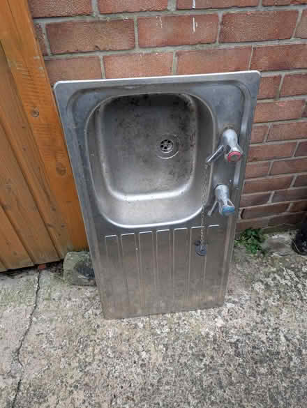 Photo of free Steel sink, old (High Lane SK6) #1