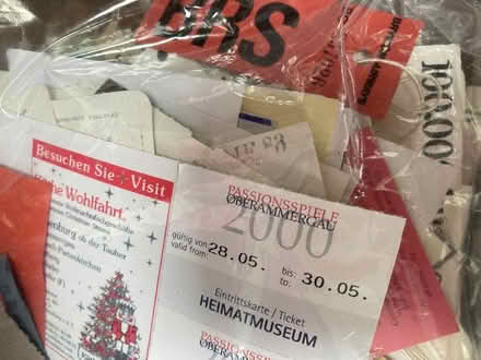 Photo of free Old Tickets (Nottingham NG2) #1