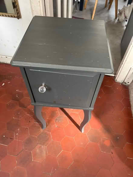Photo of free Grey bedside table (Barry CF62) #1