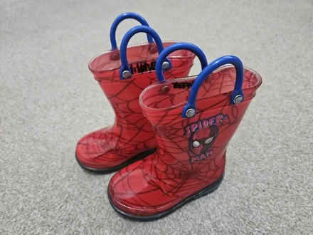 Photo of free Toddler Wellies size 5 (2yrs) Spidy (Neston near Station CH64) #1