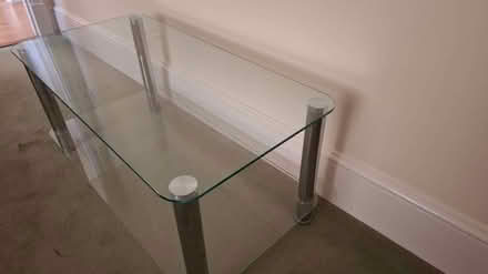 Photo of free chrome & glass side table (Farley Hill RG7) #1