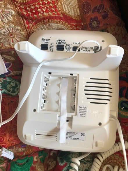 Photo of free BT Big button 200 corded phone (Lyneham OX7) #1